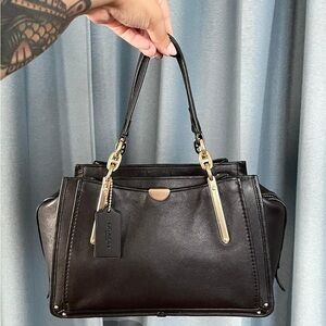 Coach Dreamer 30947 - Black Smooth Leather Satchel